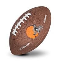 Cleveland Browns NFL Team Logo Mini Size Rubber Football