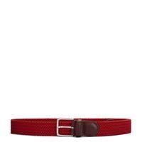 classic elastic belt bright red