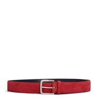 Classic Suede Belt - Red