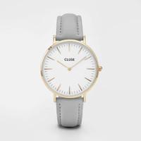 Cluse La Boheme Gold - White on Grey Watch