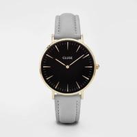 cluse la boheme gold black on grey watch