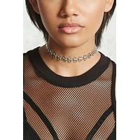 Clear Cutout Chain Choker