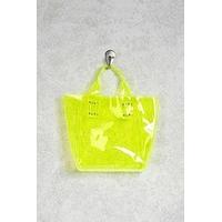 Clear Neon Mini Tote Bag