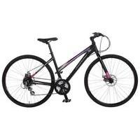 Claud Butler Urban 400 Womens 2017 Hybrid Bike | Black/Pink - 20 Inch