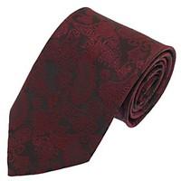 Classic Men Wedding Party Casual Necktie Polyester Silk Tie