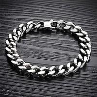 classic stylish men domineering man stainless steel bracelet jewelry c ...