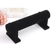 Classic Beautiful Slap-up Jewelry Hairpin Disassembly Stand Black Paper Flannelette Jewelry Displays(1 Pc)