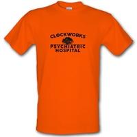 Clockworks Psychiatric Hospital male t-shirt.