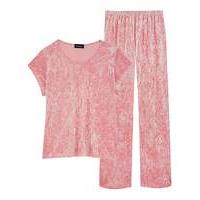 Club L Luxury Crushed Velvet Pyjamas