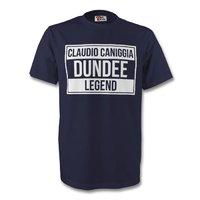 claudio caniggia dundee legend tee navy kids