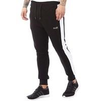 Closure London Mens Contrast Skinny Joggers Black