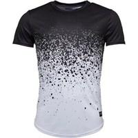 Closure London Mens Splatter Fade T-Shirt Black/White