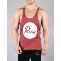 classic stringer vest maroon