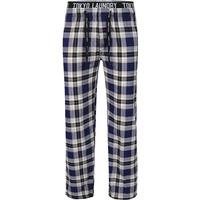 Clissold Checked Lounge Pants in Blue / Yellow - Tokyo Laundry