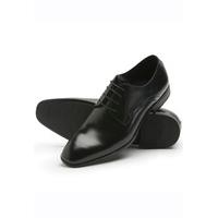 Clarke Black Wholecut Shoe Calf Leather With Rubber Sole