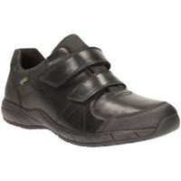 Clarks TraxFun GTX Bootleg Boys Waterproof School Shoes boys\'s Children\'s Shoes (Trainers) in black