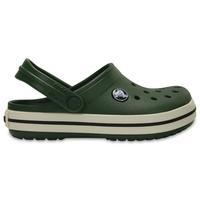 clogs kids green crocband