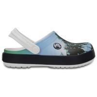 clogs boys white crocband graphic s