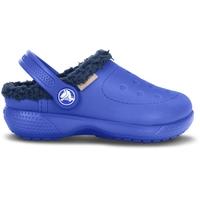 Clogs Kids Blue ColorLite Fuzz Lined