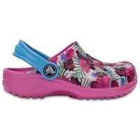 clogs kids multi color pink classic graphic s