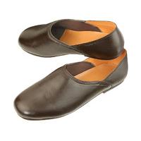 Classic Leather Men?s Slippers, Brown