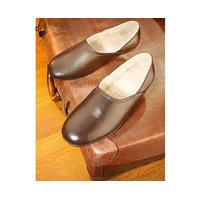 Classic Leather Men?s Slippers, Brown