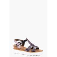 Cleated Fisherman Sandal - pewter