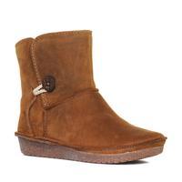 clarks womens lima caprice ankle boot brown brown