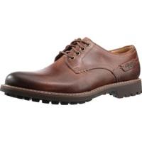 Clarks Montacute Hall dark tan leather