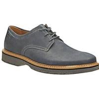 Clarks Newkirk Plain blue nubuck