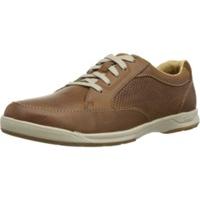 clarks stafford park tan leather