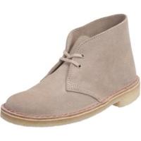 clarks desert boot women sand suede