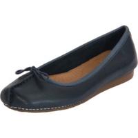 Clarks Freckle Ice navy leather