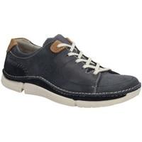 clarks trikeyon mix mens casual shoes mens casual shoes in blue
