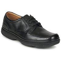 clarks swift mile mens casual shoes in black