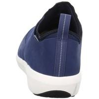 clarks triflow form mens shoes trainers in blue