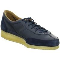 clarks torcourt super mens shoes trainers in blue