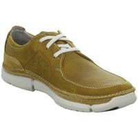 clarks trikeyon fly mens shoes trainers in brown
