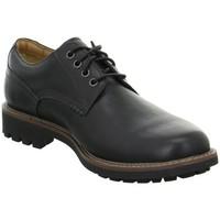 clarks montacute hall mens casual shoes in black