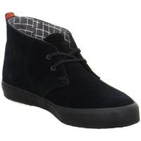 clarks desert vulc mens boots in black