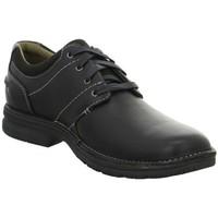 clarks senner place mens casual shoes in black