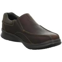 clarks cotrell step mens slip ons shoes in brown