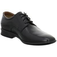 clarks goya row mens casual shoes in black