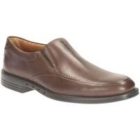 Clarks Unbizley Lane Mens Formal Shoes men\'s Loafers / Casual Shoes in brown