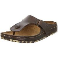 clarks netrix post mens flip flops sandals shoes in brown