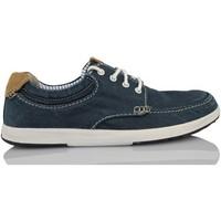 Clarks NORWIN VIBE CANVAS men\'s Boat Shoes in blue