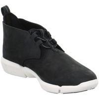 clarks triflow mid mens mid boots in black