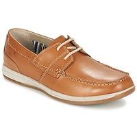 clarks fallston style mens shoes in brown