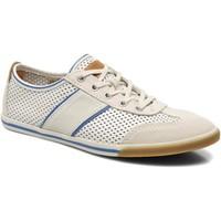 clarks mego walk leather m mens shoes trainers in white