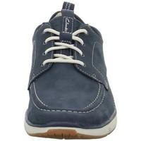 clarks orson bay mens shoes trainers in blue